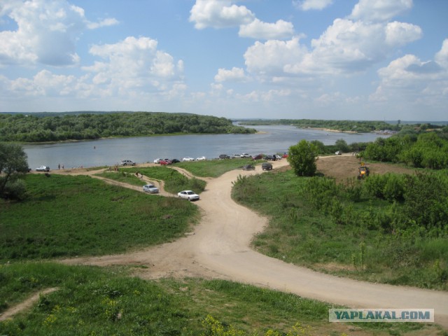 Сплав на байдарке по реке Ока.