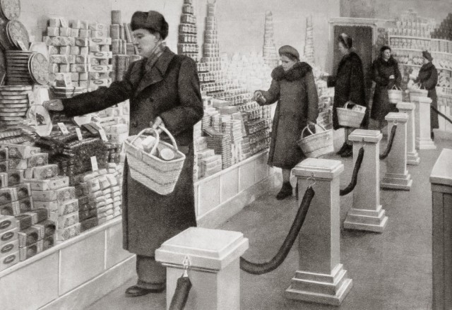 Магазин самообслуживания 1955 год