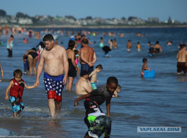 Негласные правила на американском пляже