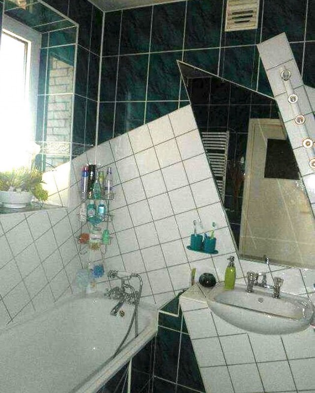 Дюжина "классных" решений ванных комнат