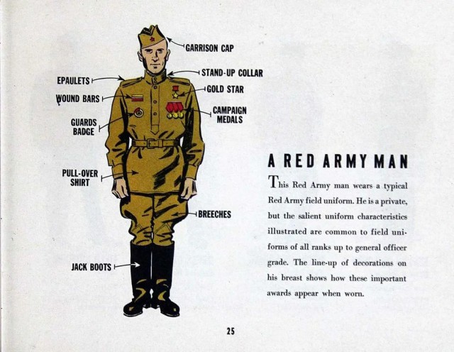 Инструкция 1945 года солдата США для общения с красноармейцем