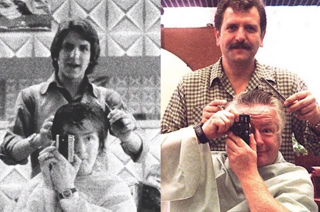 Клиент 40 лет ходит к одному и тому же парикмахеру, делая с ним одинаковые фото