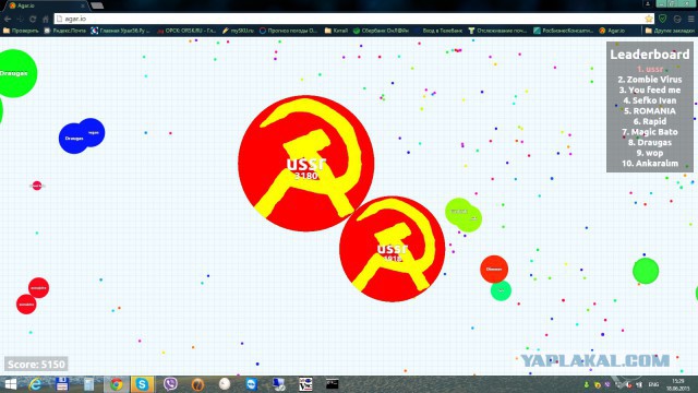 Симулятор жизни: agar.io