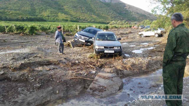 Сель в селе Дачном под Судаком