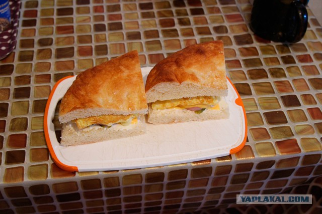 Вайфаюшки(горячий бутерброд) на завтрак
