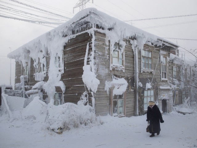 Зимняя суровая Якутия