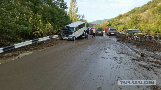 Сель в селе Дачном под Судаком