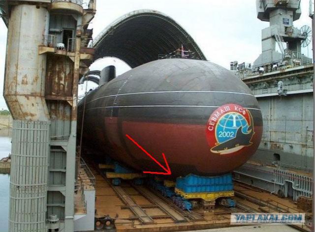 Гигантская подводная лодка проекта 941 - "акула"
