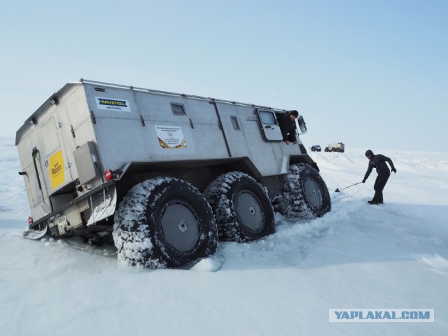 Российский вездеход Бурлак прошёл комплексные испытания и готов к покорению Северного полюса