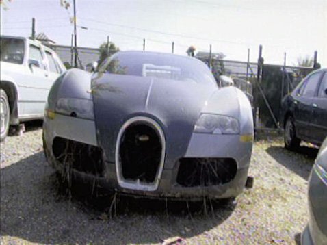 Утопили Bugatti Veyron