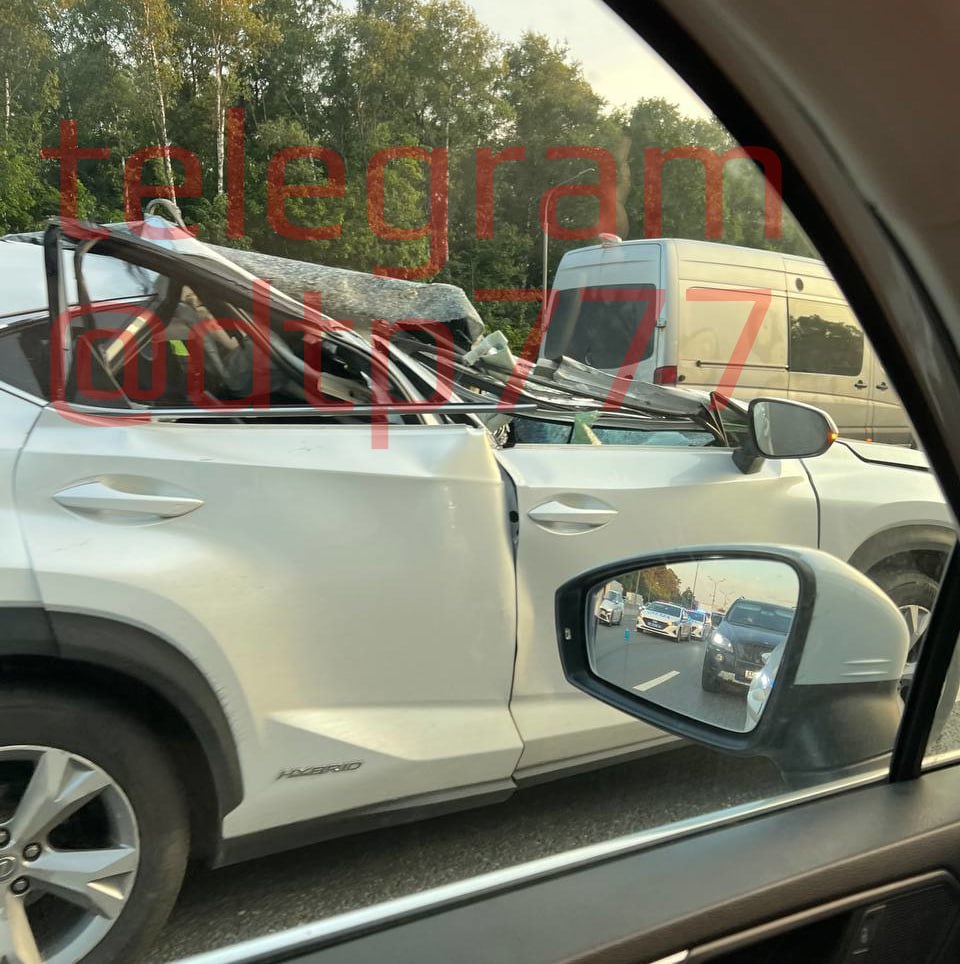 Велосипедисты возле МКАДа, но получил по полной.