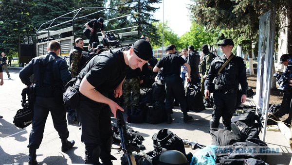 Группа солдат присягнула на верноcть ДНР