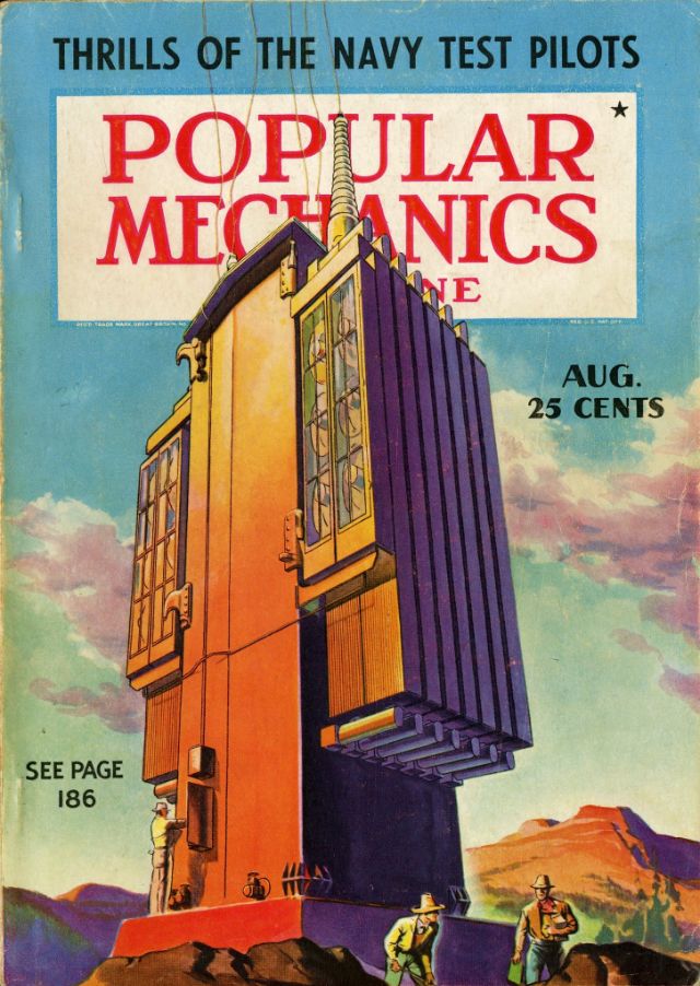 Технологическая утопия, которую мы потеряли: обложки журнала Popular Mechanics 30-х и 40-х годов