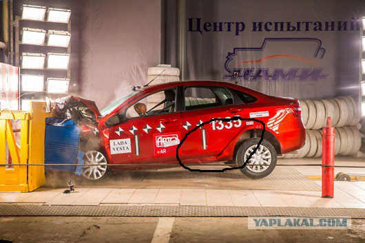 Краш-тест Лады Весты