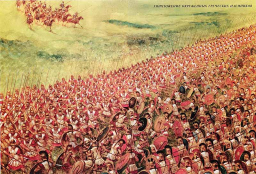 Александр Великий в битве при Гранике. 334 год д.н.э.