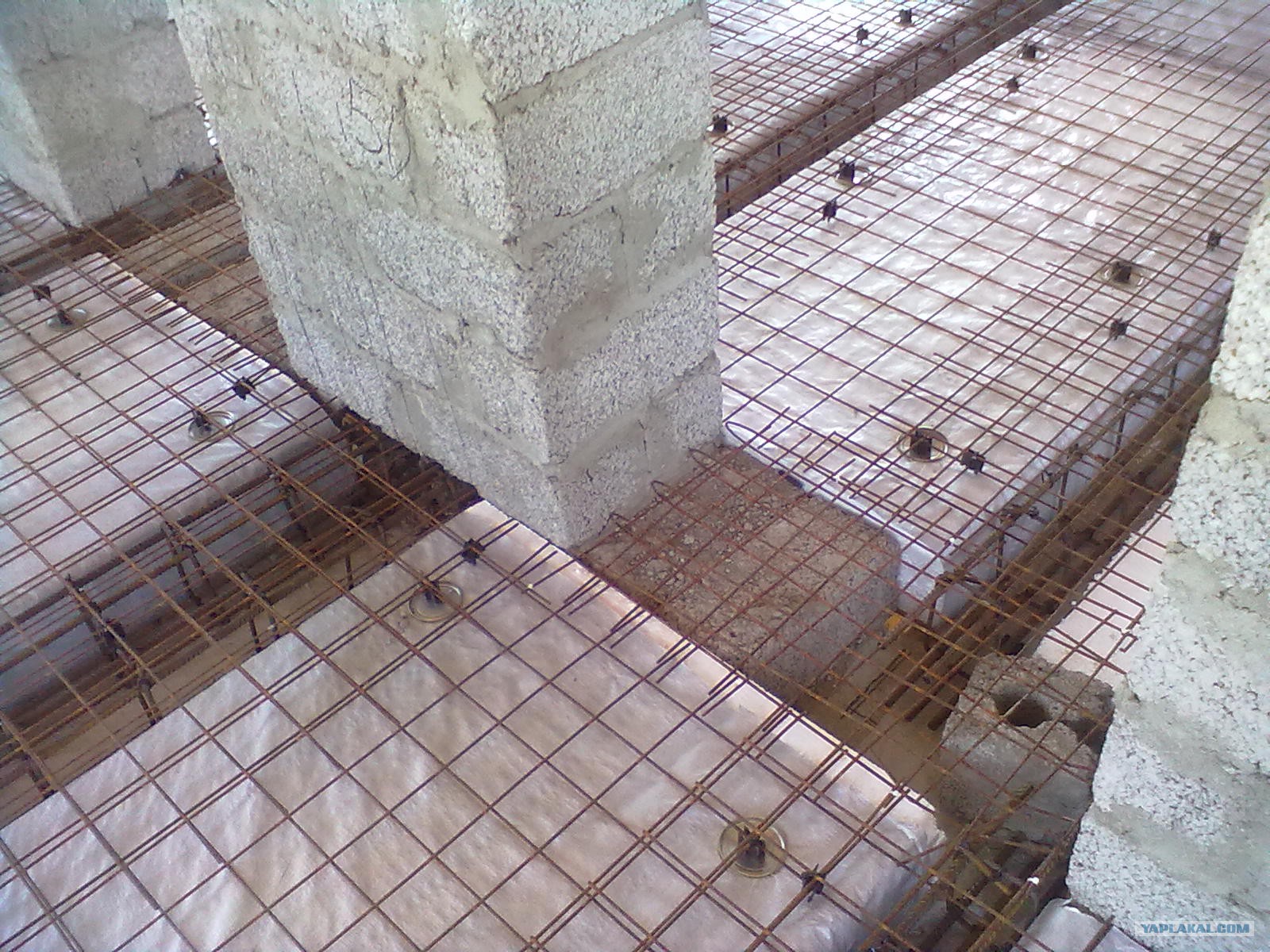 Армирование балконов в монолитном перекрытии