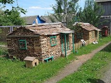 Раскладывать красиво дрова — тоже искусство