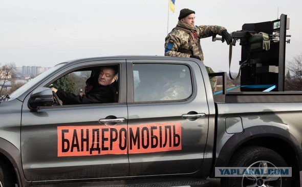 Кадыров планирует въехать в Киев на трофейном броневике.