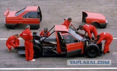 Как в 80-ых впихнули мотор от Формулы 1 в седан от Alfa Romeo и разогнали до 340 км/ч