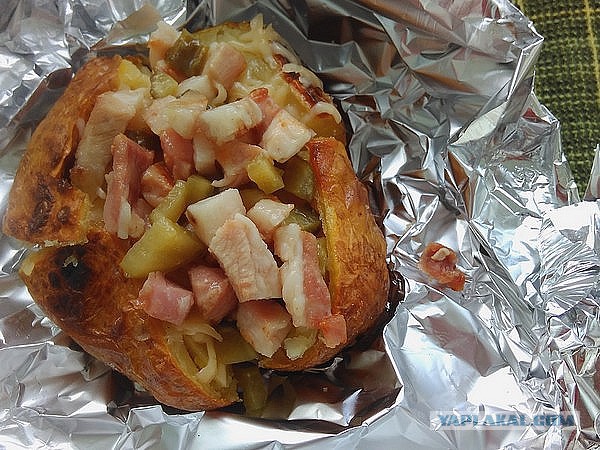 Фастфуд-пикник на день рождения ЯПа