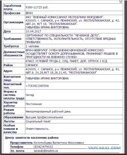 Работа для бедняков, налетай!