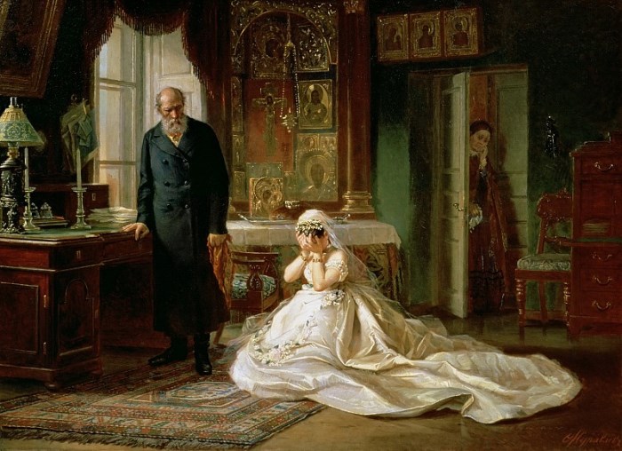 Скандальный «Неравный брак» – картина, на которую не рекомендуется смотреть  перед свадьбой женихам в летах - ЯПлакалъ