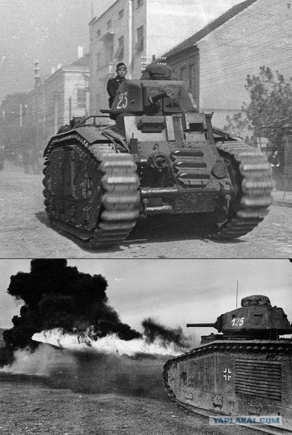 Английские и французские танки против немецких в кампании 1940 года