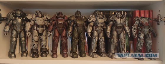 Модельки силовой брони из Fallout 4 и 76