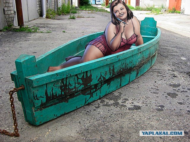 Как Костя хотел Аню в лодке