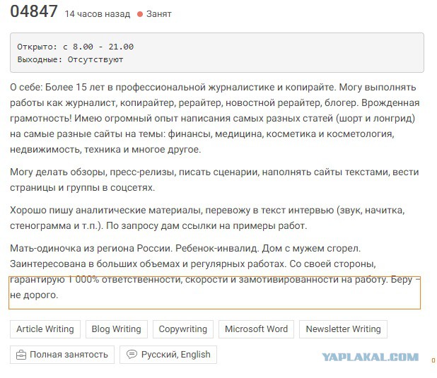 История о том, как у одной бабы-копирайтерши сгорел дом и муж, сын остался инвалидом, а она поднялась на биткоинах