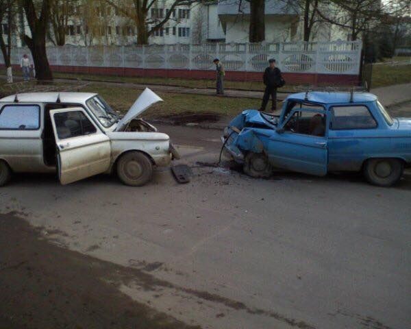 Вроде и авария, но и анекдот