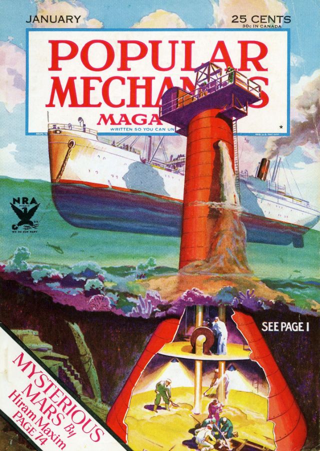 Технологическая утопия, которую мы потеряли: обложки журнала Popular Mechanics 30-х и 40-х годов