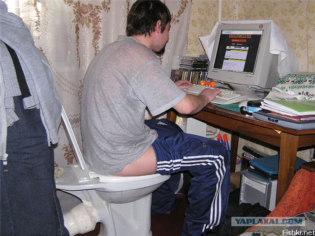 Планшет и туалет