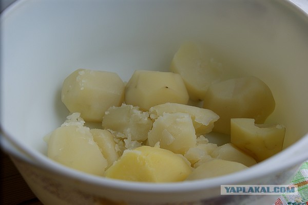 Картофельный пирог, С курицей, помидорами и сыром