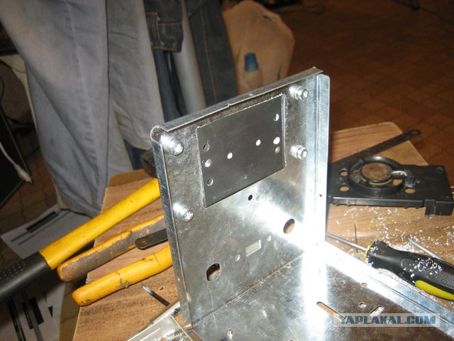 После сборки доработать напильником