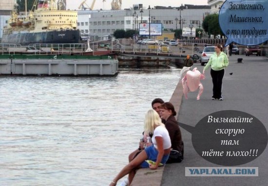 Фотожаба: Прогулка в стиле Му-МУ