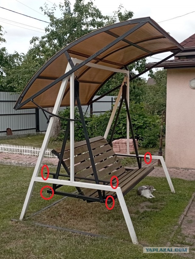 Качели из металлолома или продолжаю практиковаться в сварке электродом