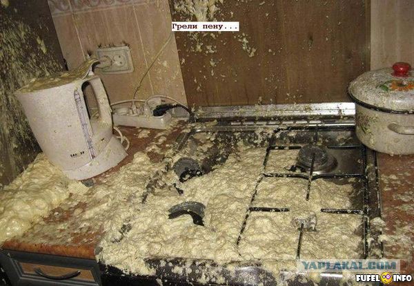 А вот еще как можно использовать монтажную пену