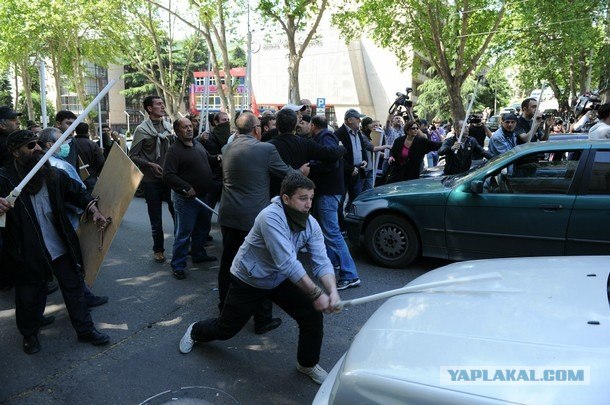 Митинг в Грузии