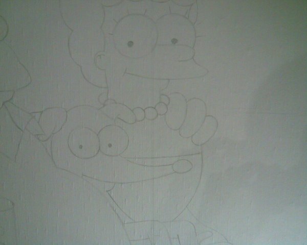 Симпсоны на стене
