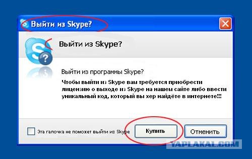 Фотожаба: Назойливый Skype
