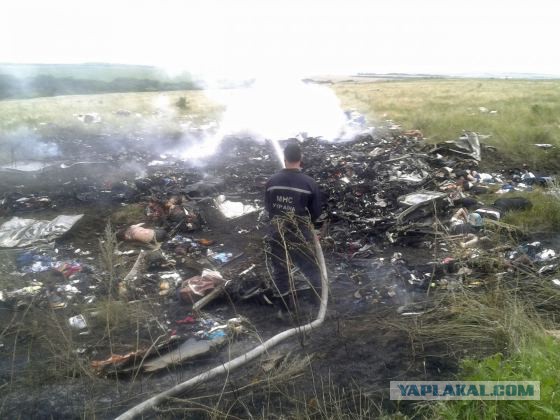 На Украине рухнул Боинг-777 малайзийских авиалиний