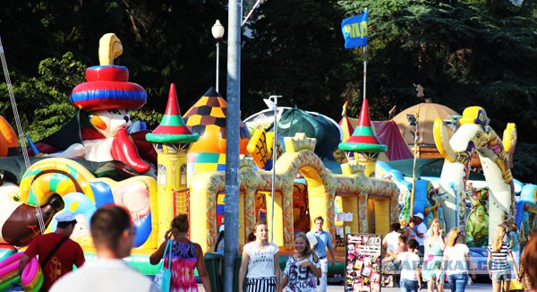 Дорога из Киева и из Москвы в Ялту.