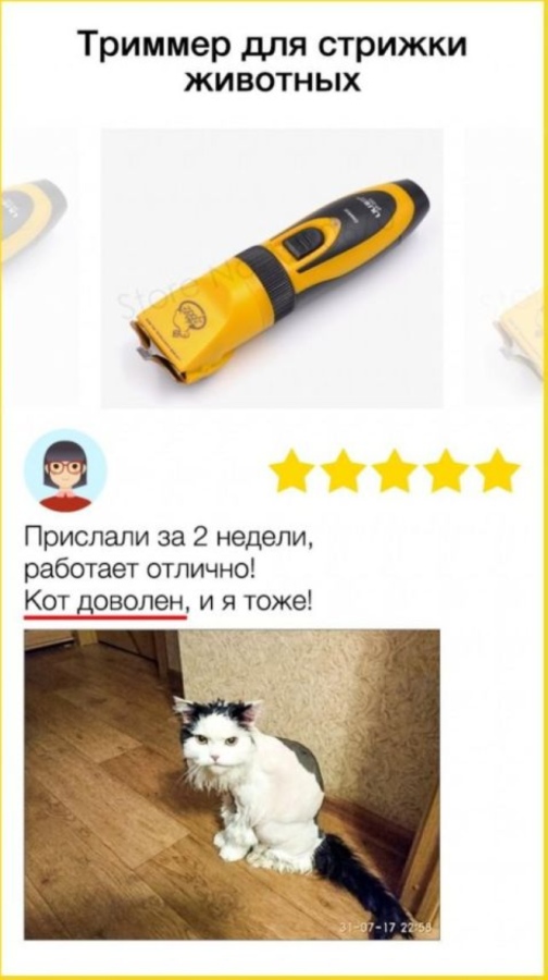 Прикольные отзывы в интернете