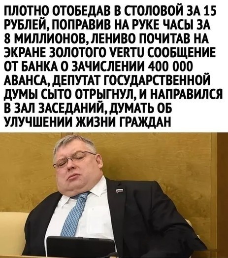 Заботливые депутаты и неблагодарный народ.