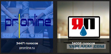 ЯП на Премии Рунета 2018!
