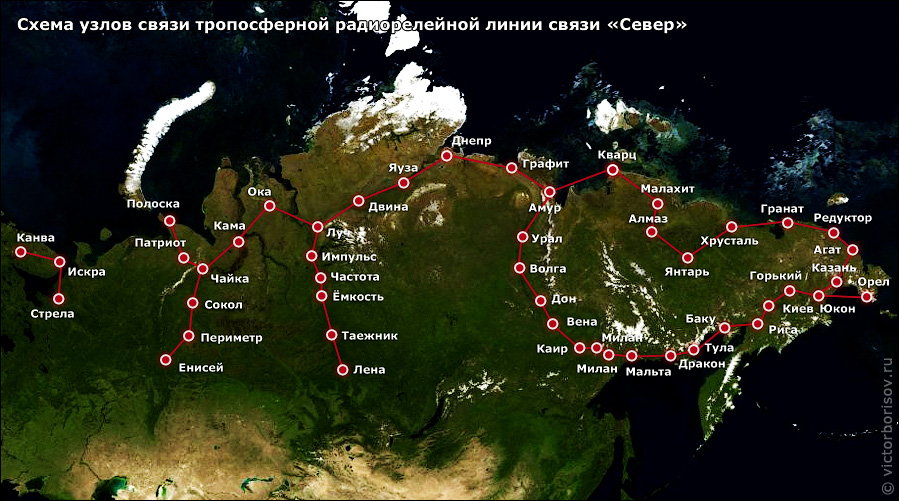 Карта узловой со спутника
