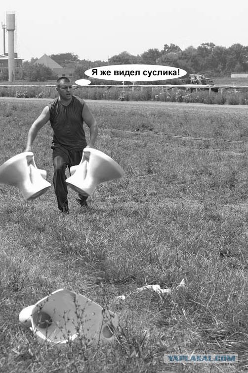 Фотожаба: Мужик и унитазы