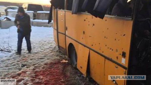 Видео разрыва градов.