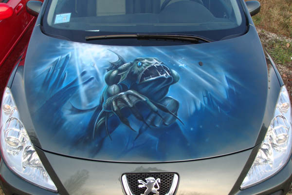 Прикольная  аэрография